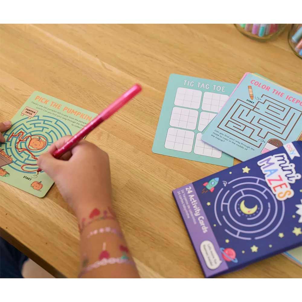 Ooly - Mini Mazes Activity Cards - 24pcs