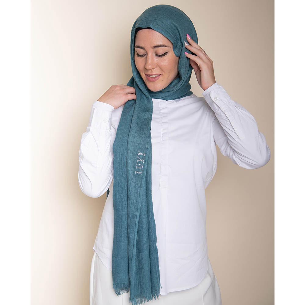 Luxy Hijab - Modal Cotton Hijab - Aqua