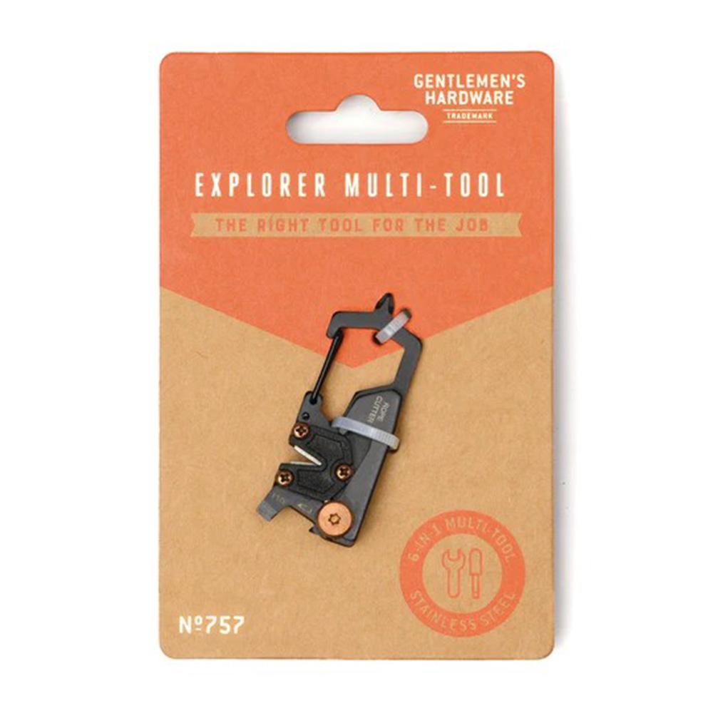 Gentlemen's Hardware - 6-in-1 Mini Explorer Multi-Tool - Black