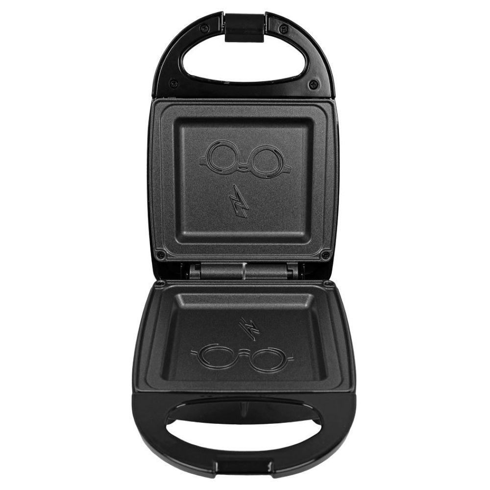 Uncanny Brands - Harry Potter Icon Single Sandwich Maker - Black