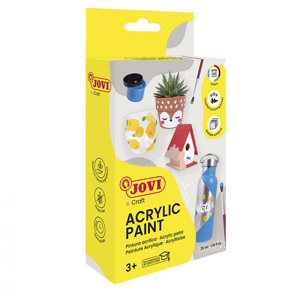 Jovi - Acrylic Decor Paint Colors - 6pcs