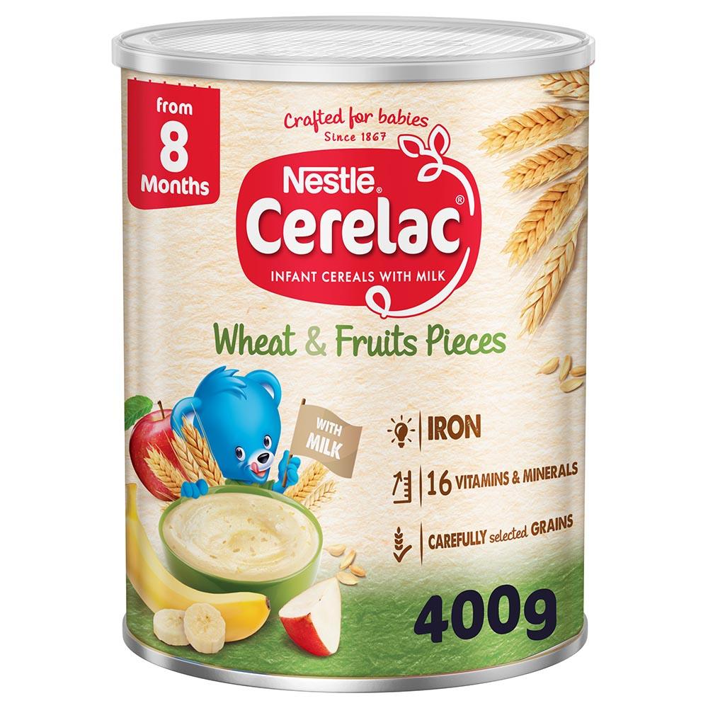 Cerelac - Nestle Infant Cereal - Wheat & Fruits Pieces - 400g