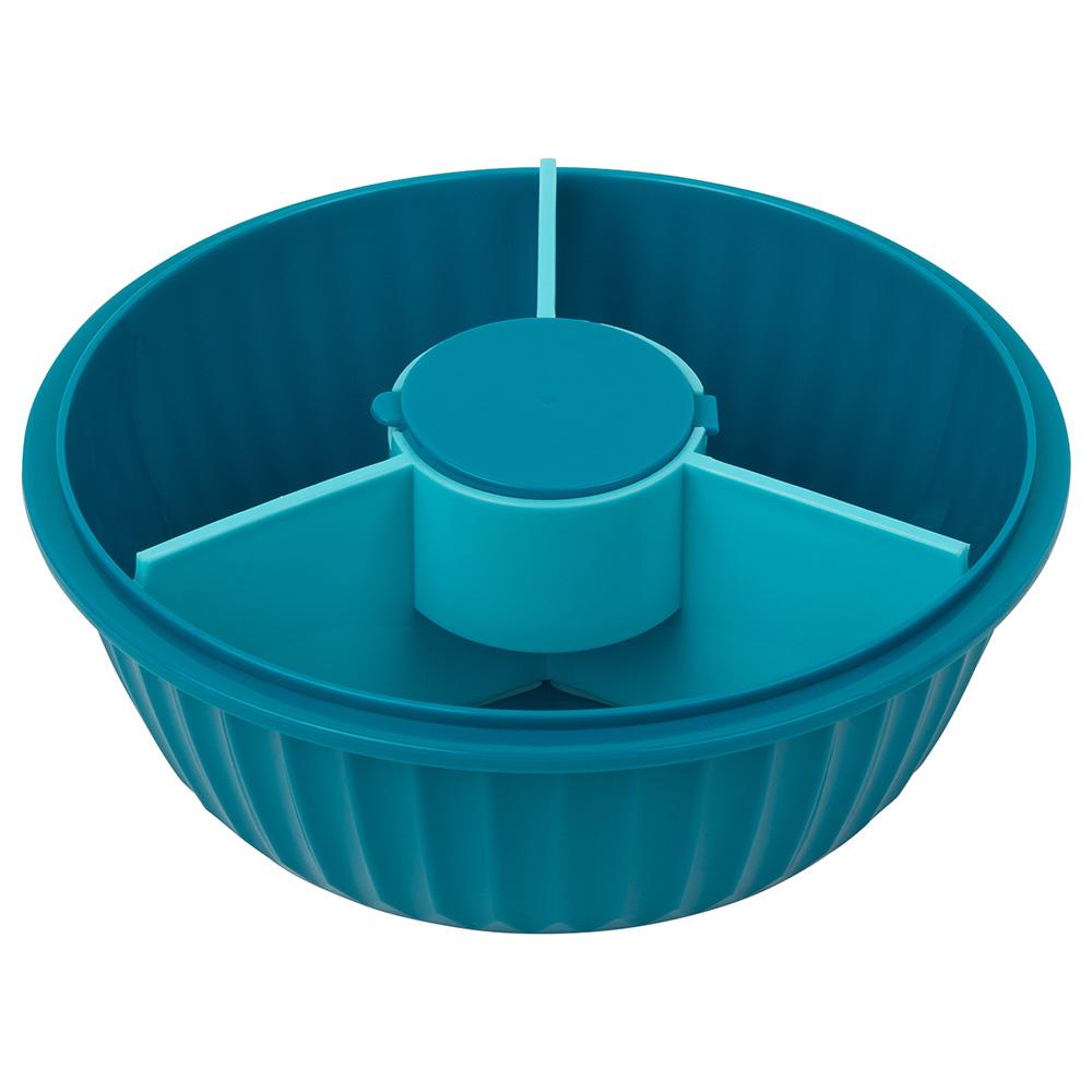 Yumbox - 3 Part Divider Poke Bowls - Lagoon Blue