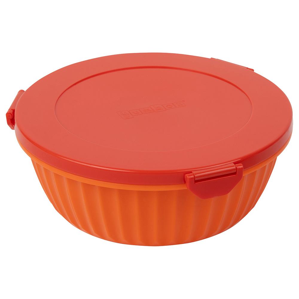 Yumbox - 3 Part Divider Poke Bowls - Tangerine Orange