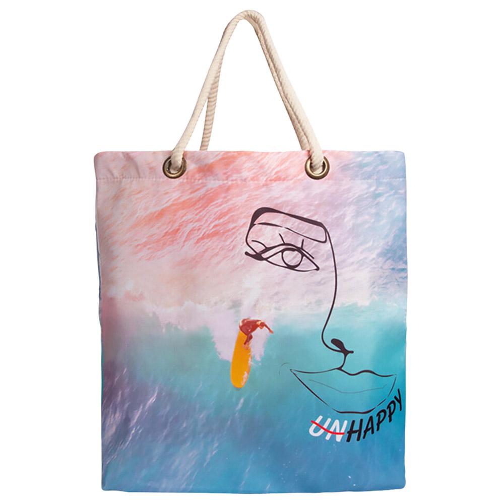 Biggdesign - Faces Happy Beach Bag