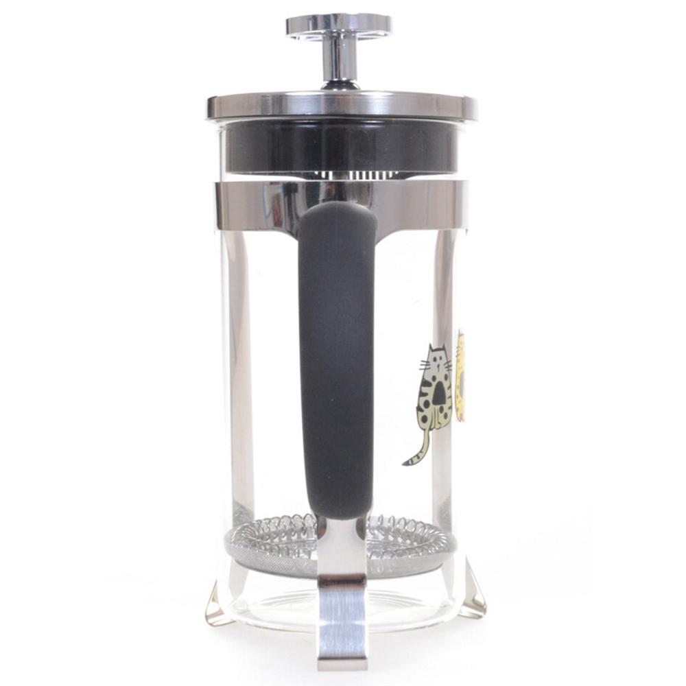 Biggdesign - French Press Coffee & Tea Maker - 350ml - Silver