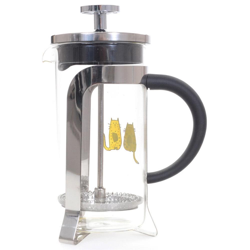 Biggdesign - French Press Coffee & Tea Maker - 350ml - Silver