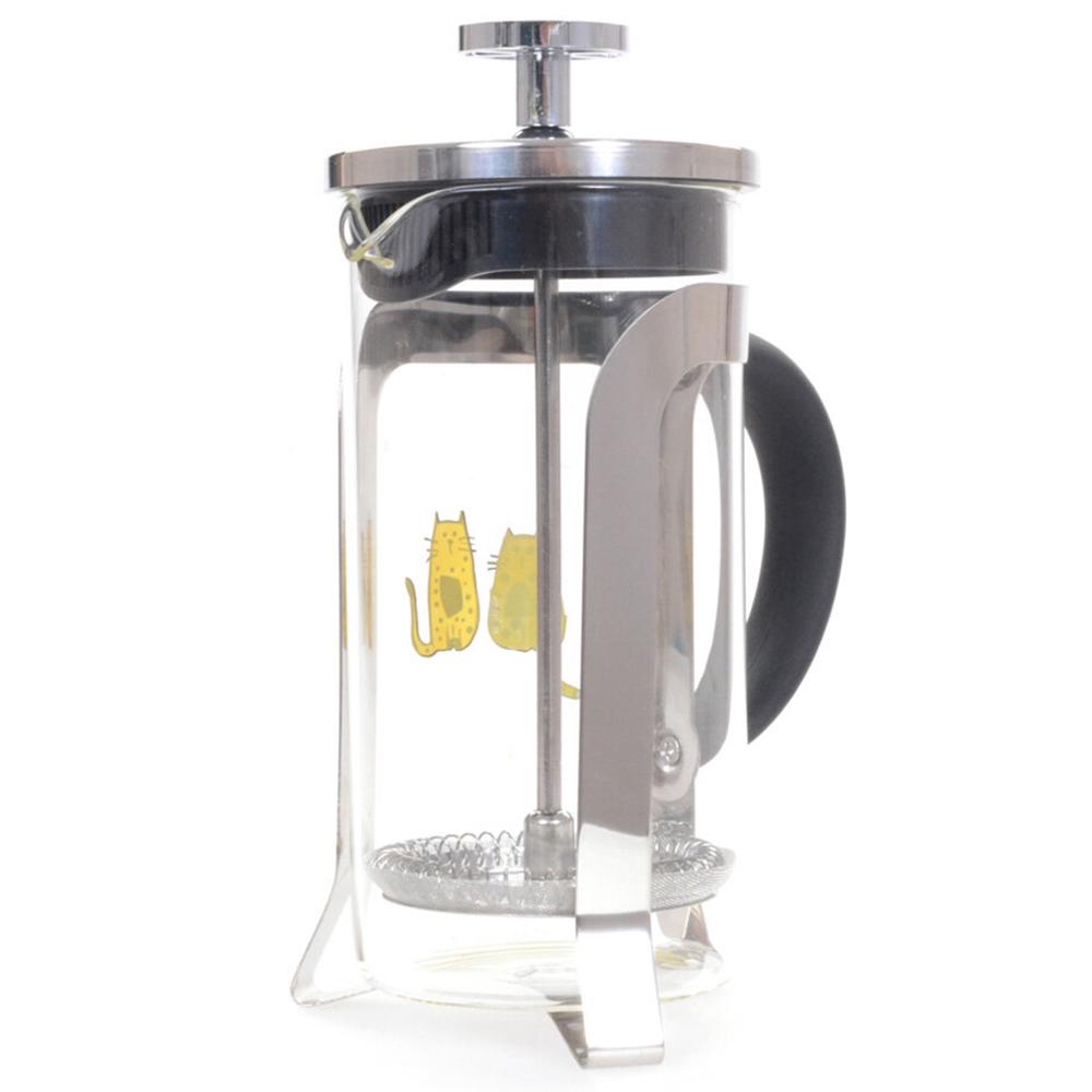 Biggdesign - French Press Coffee & Tea Maker - 350ml - Silver