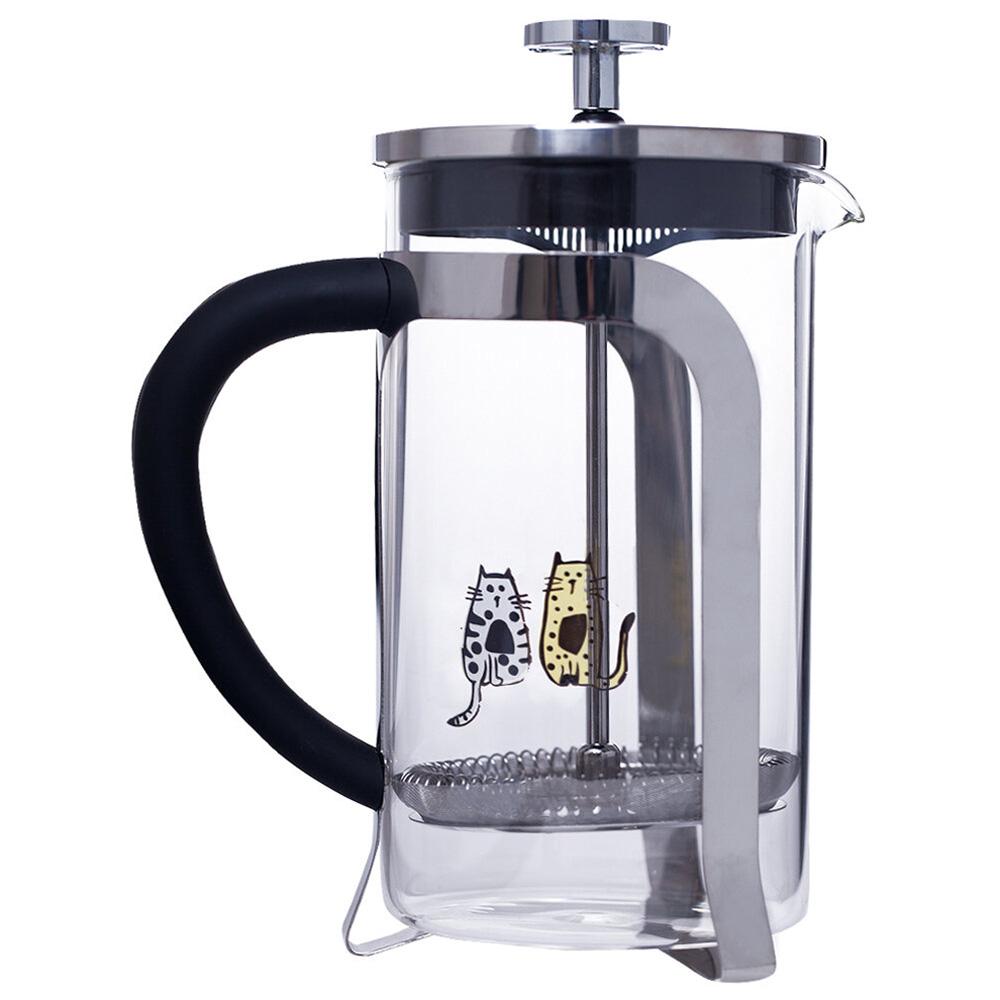 BiggDesign - Cats In Istanbul French Press - Clear - 600 ml