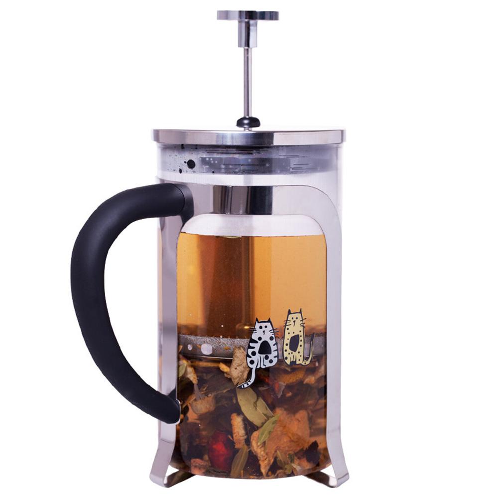 BiggDesign - Cats In Istanbul French Press - Clear - 600 ml