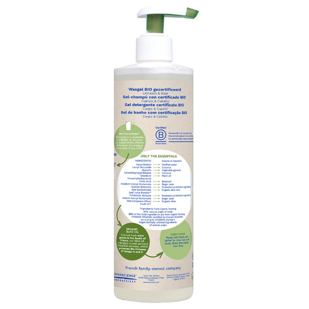 Mustela - Bio Organic Hair & Body Cleansing Gel - 400ml