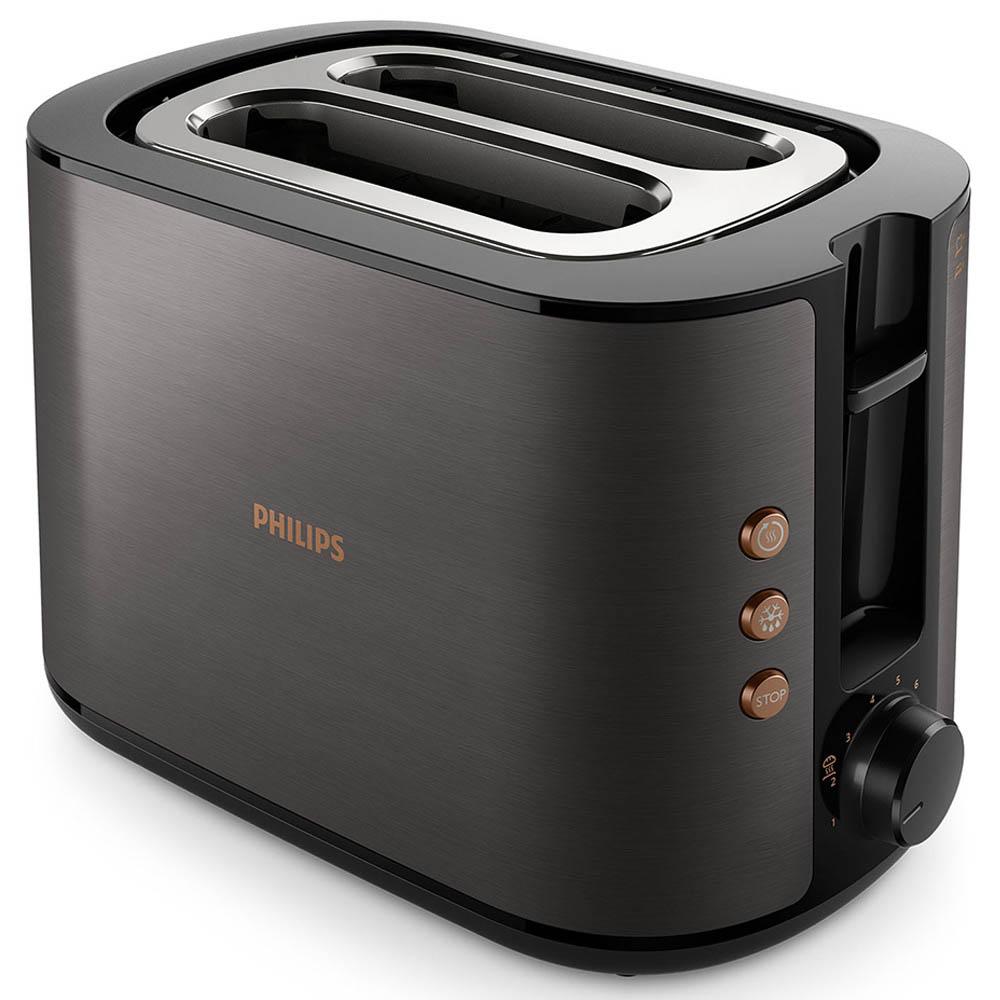 Philips - 5000 Series Toaster - Black/Copper