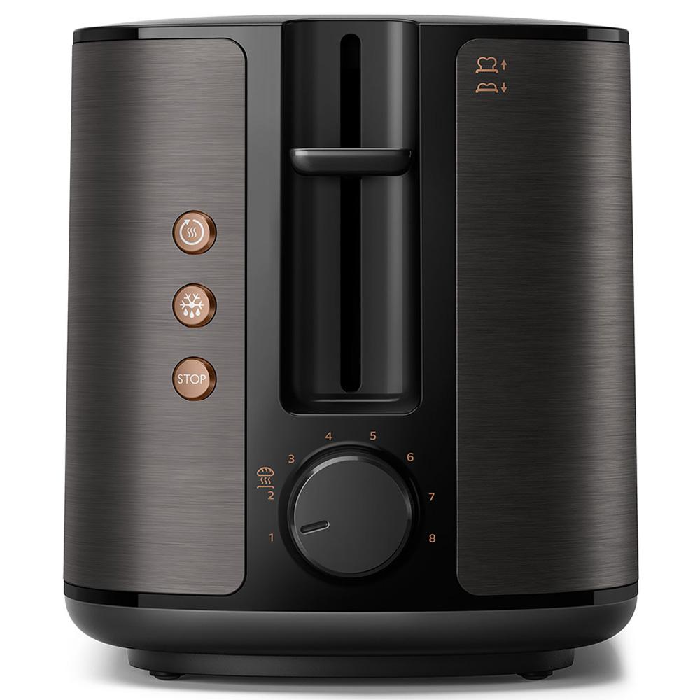 Philips - 5000 Series Toaster - Black/Copper