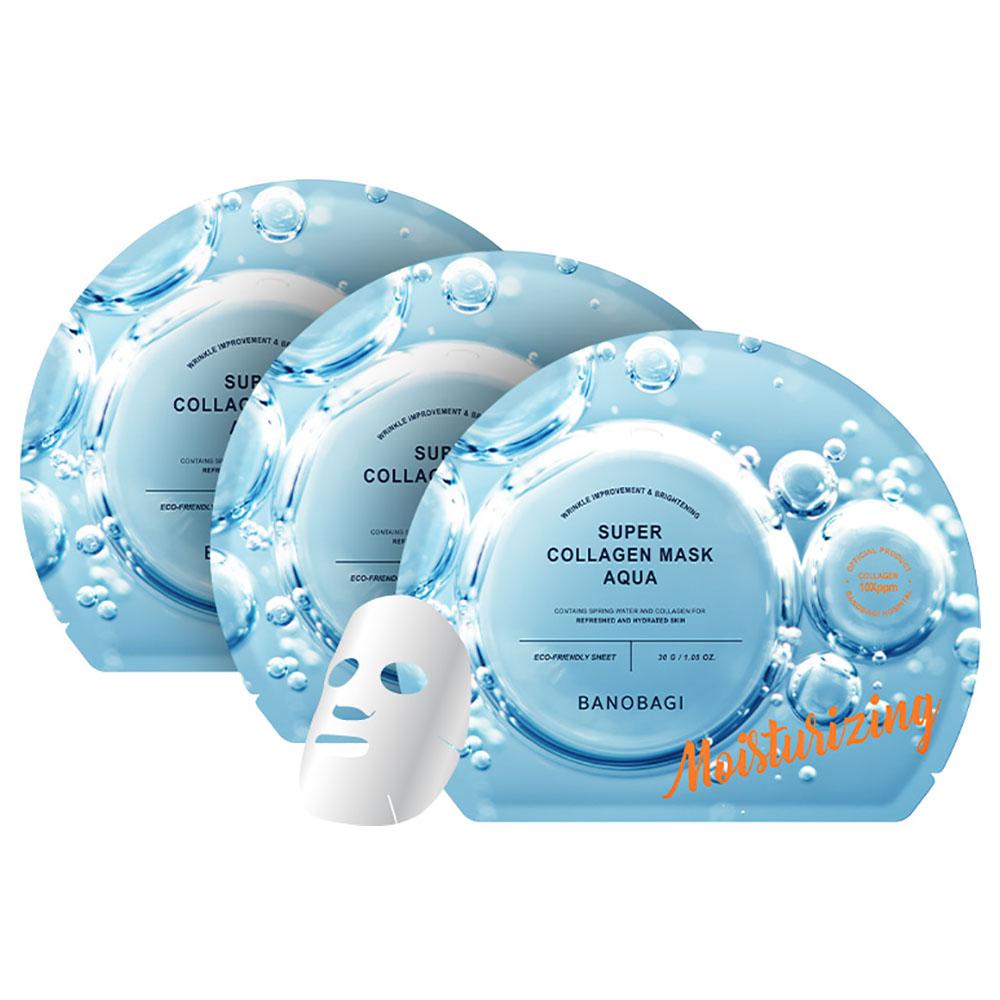 Banobagi - Super Collagen Mask - Aqua - 30ml - 3pcs