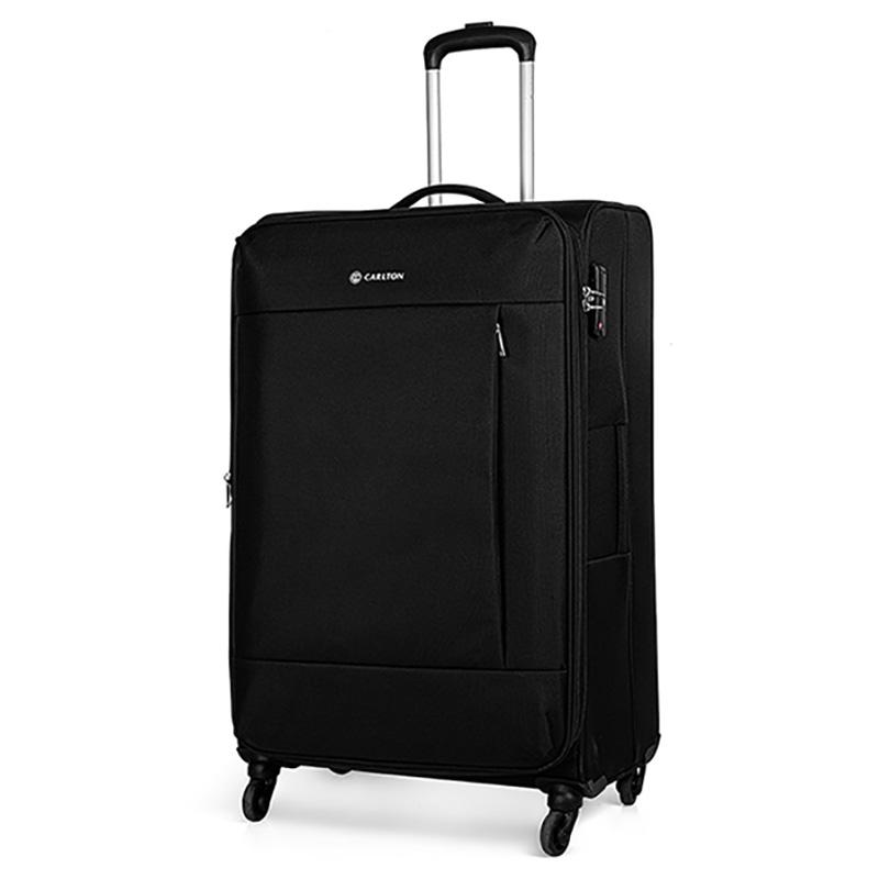 Carlton - Elante Polyester Softside Cabin Bag - Black - 58 cm