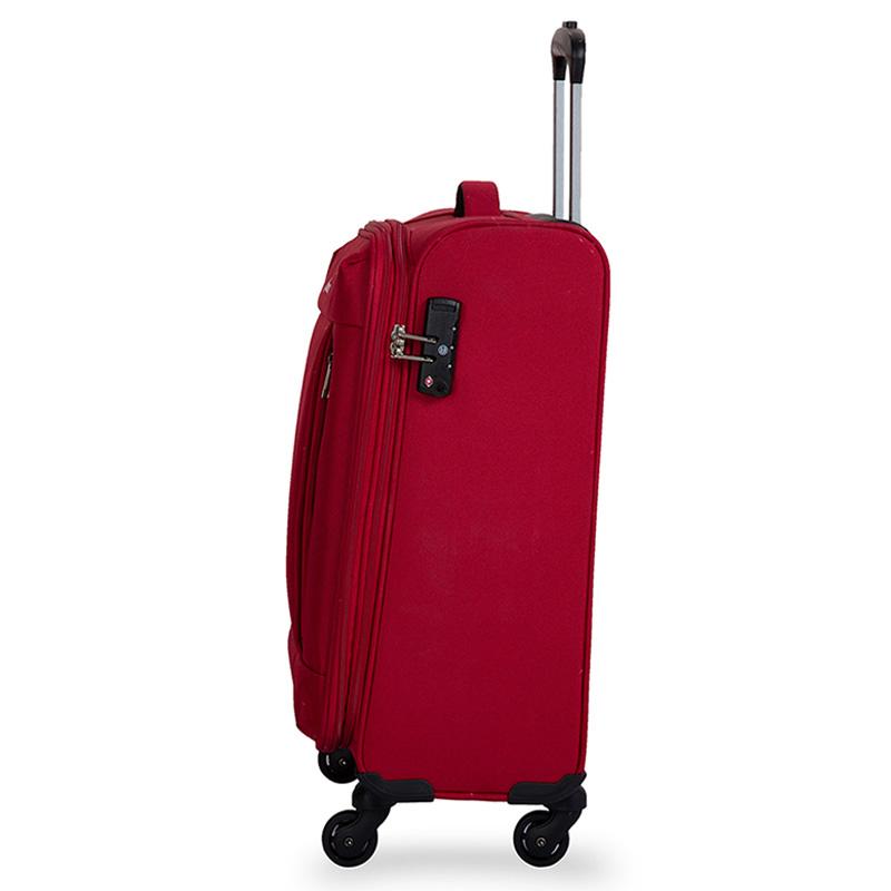 Carlton - Elante Softside Check-In Luggage - Red - L - 80 cm