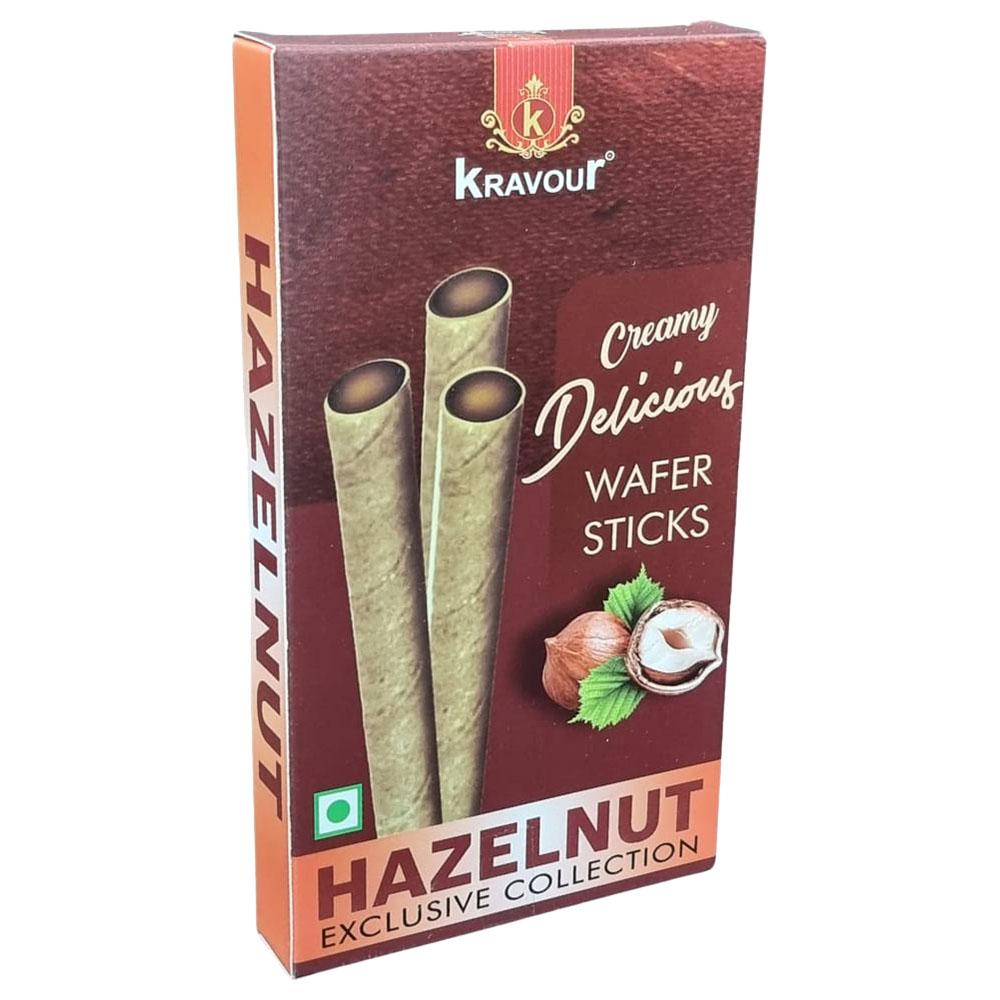 Kravour - Wafer Rolls - Hazelnut - 75g