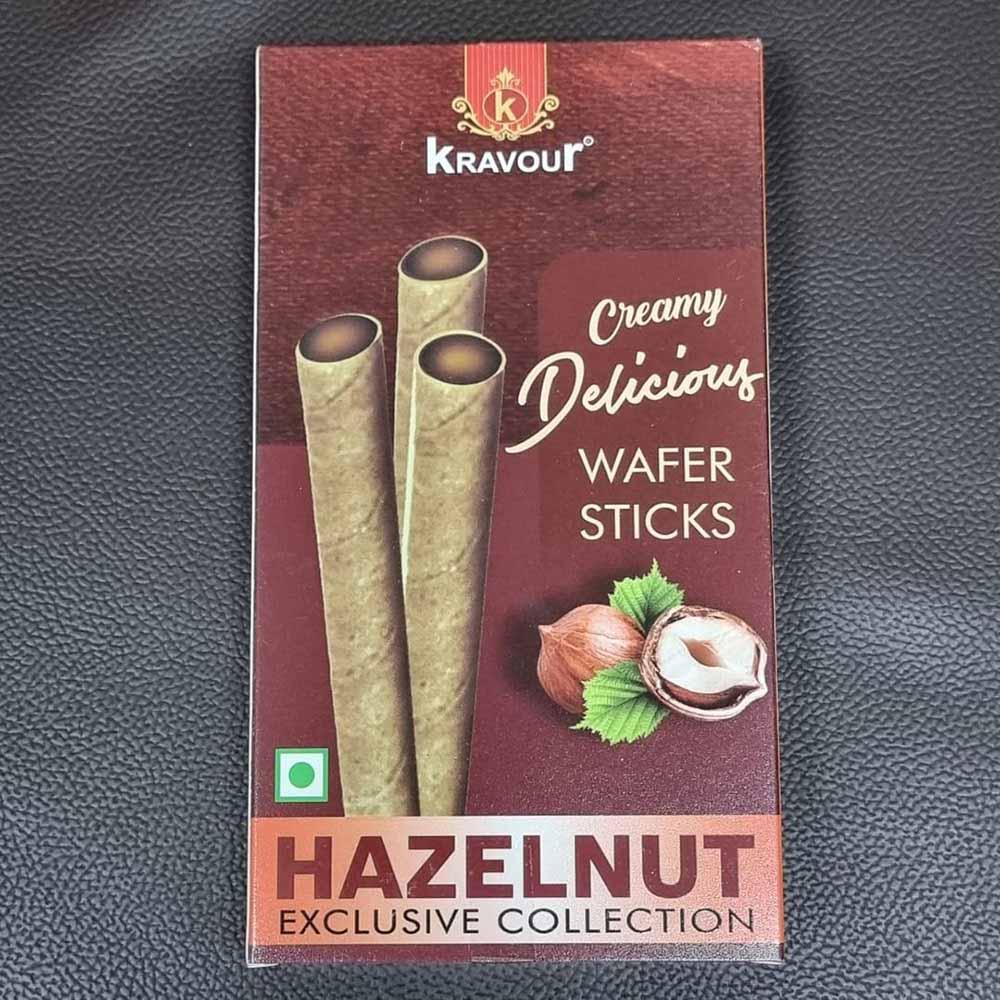 Kravour - Wafer Rolls - Hazelnut - 75g