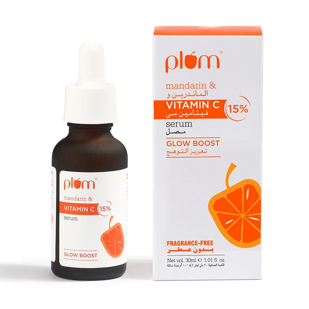 Plum Goodness - 15% Vitamin C Face Serum With Mandarin - 30 ml