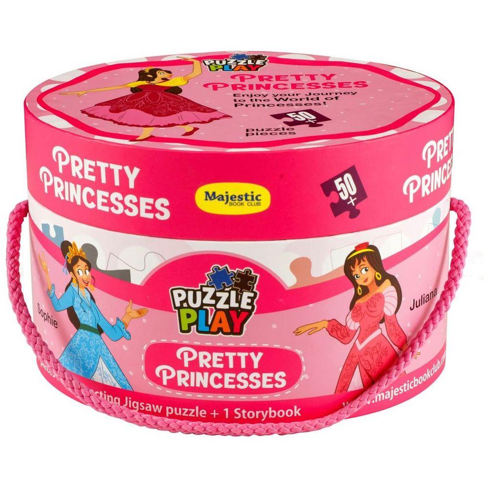 Pretty Princess Puzzle 50pcs With Puzzle Book