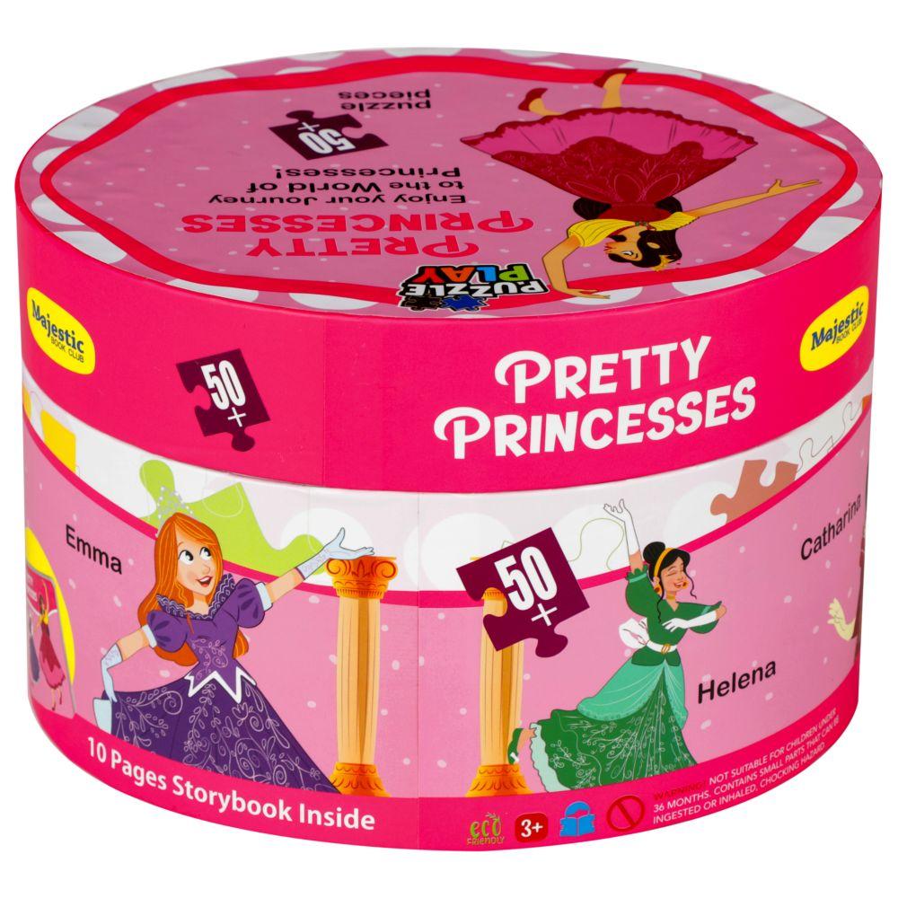 Pretty Princess Puzzle 50pcs With Puzzle Book