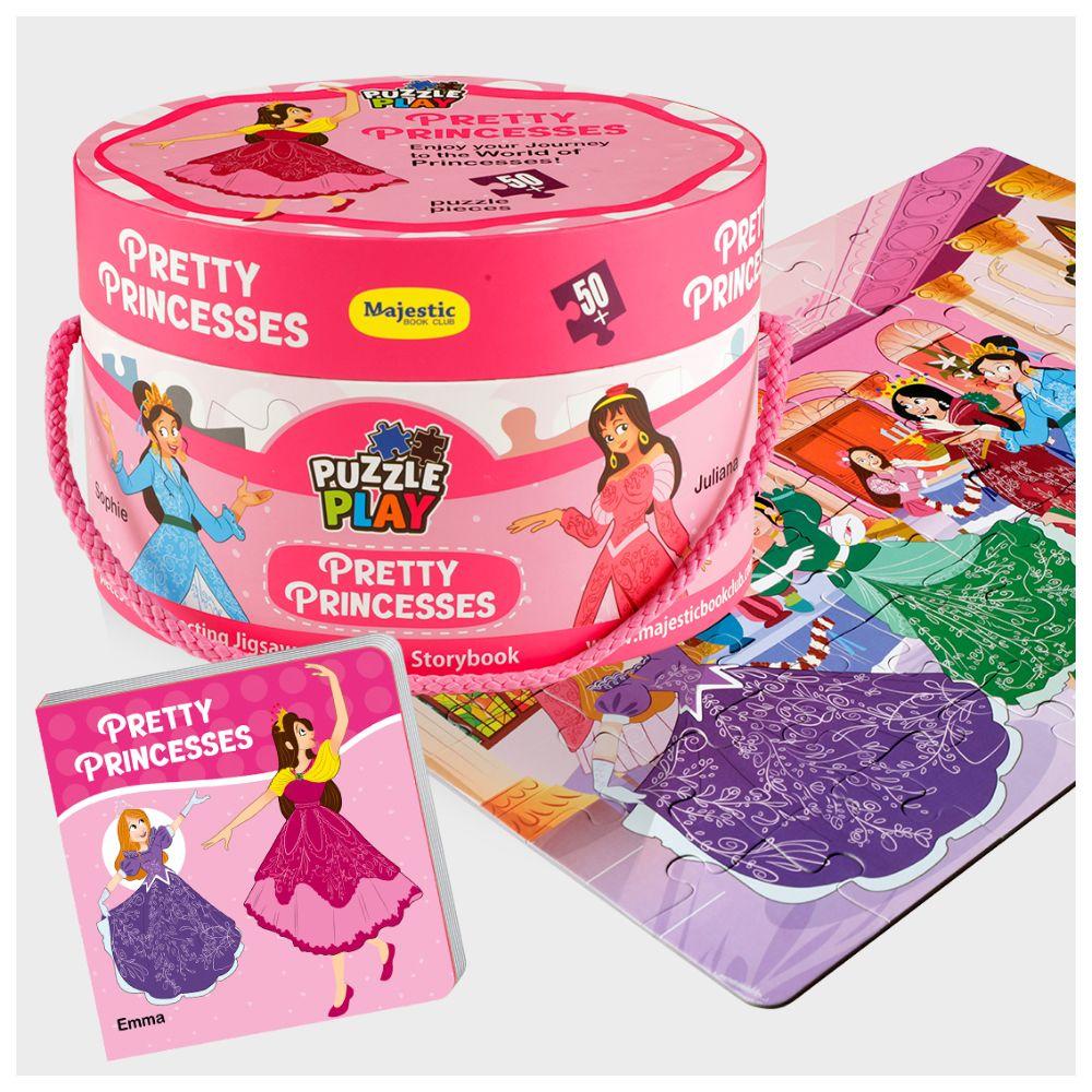 Pretty Princess Puzzle 50pcs With Puzzle Book