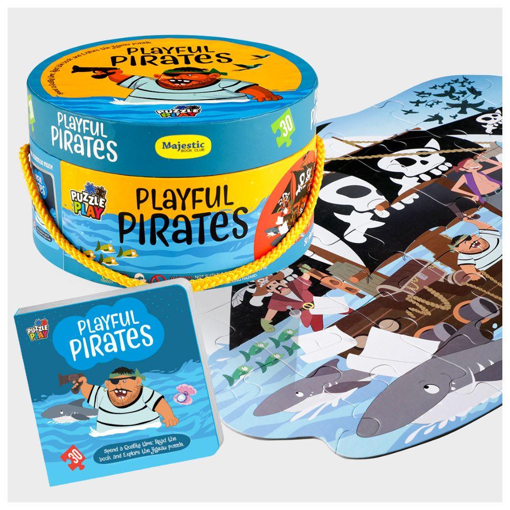 Playful Pirates Puzzle 30pcs With Puzzle Book