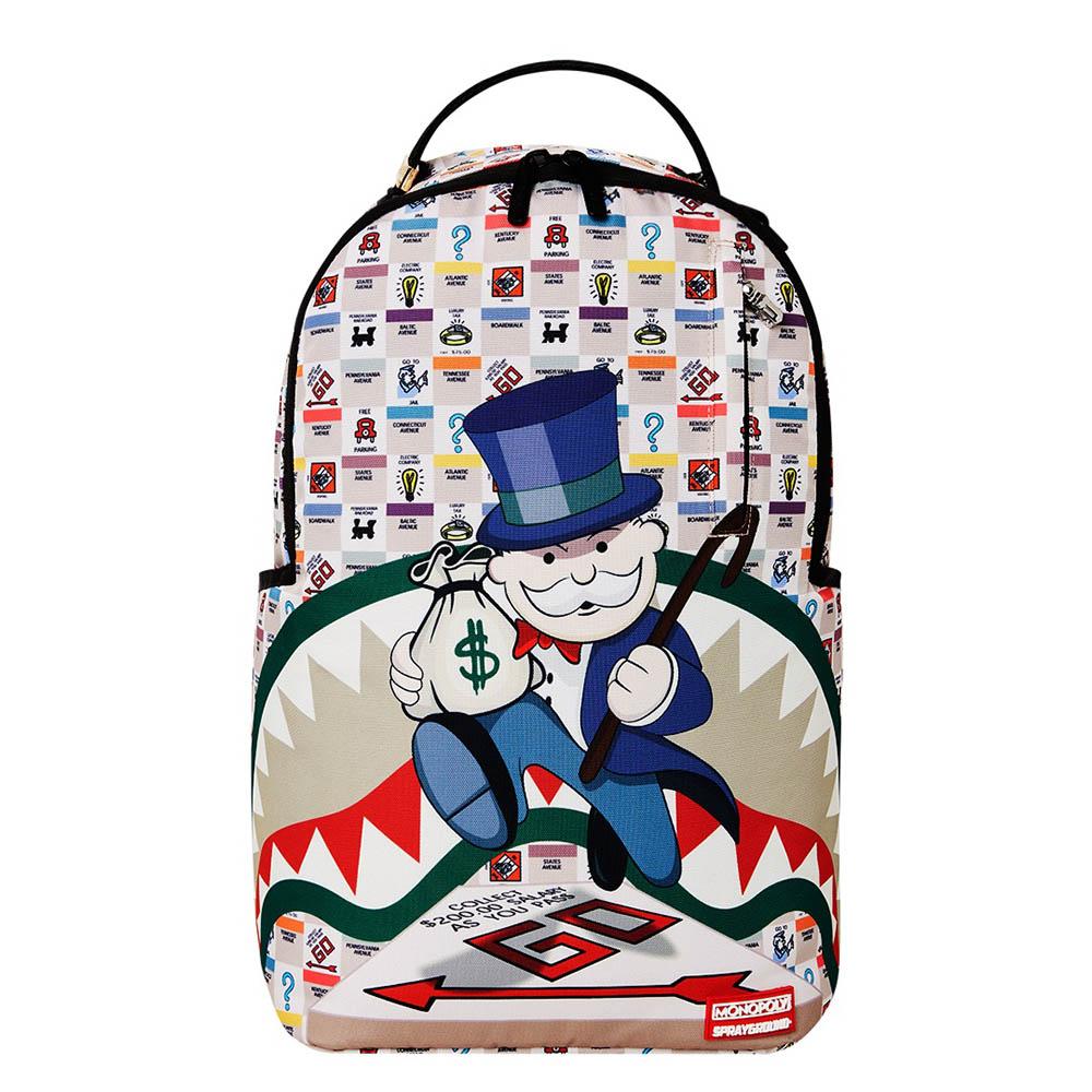 Sprayground - Just Backpack - Monopoly The Walk - 18-inch