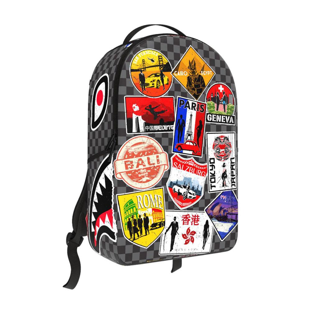 Sprayground - Just Backpack - Global Mogul Interpol - 18-inch