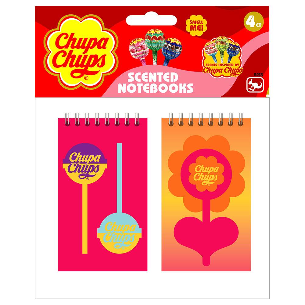 Kangaru - Chupa Chups Scented Mini Notebooks - Pack of 4