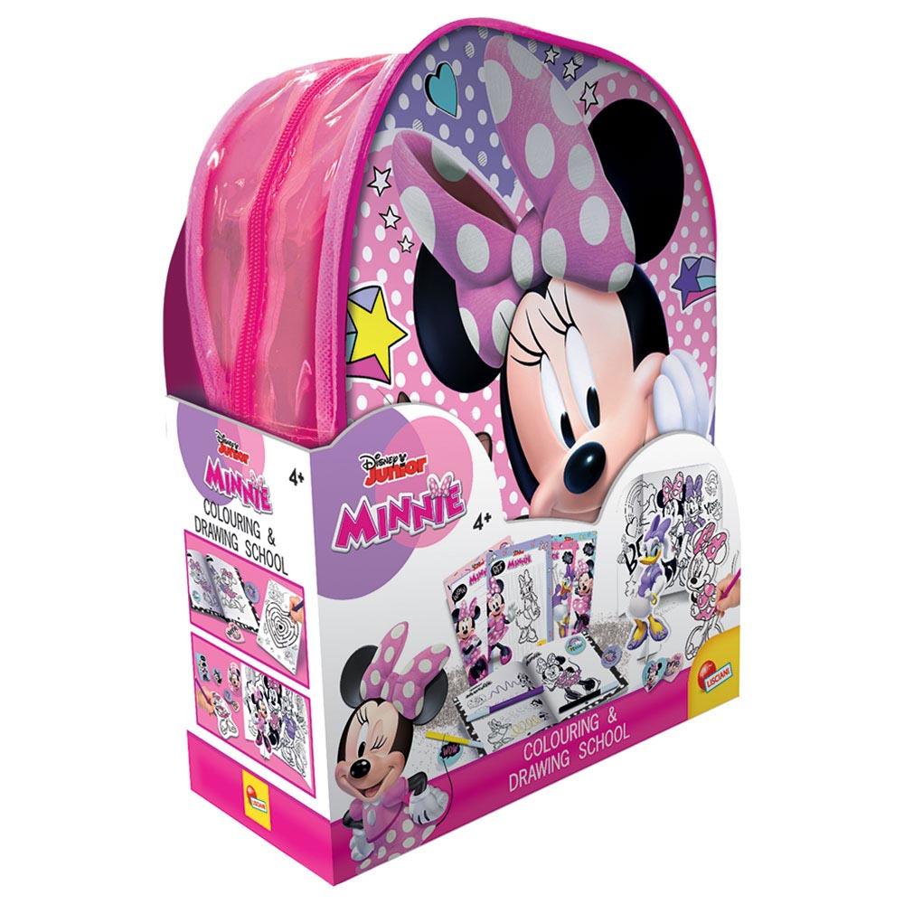 Minnie Mouse - Zainetto Coloring & Drawing School Kit