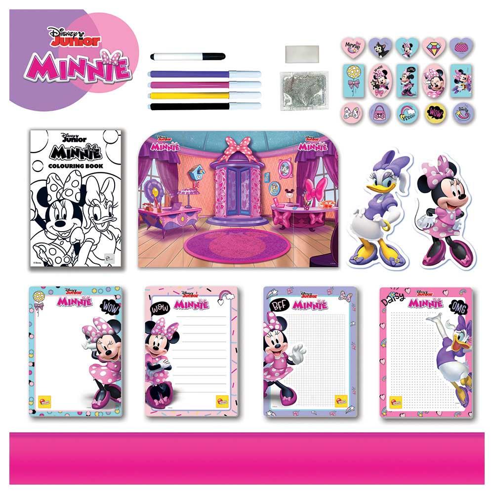 Minnie Mouse - Zainetto Coloring & Drawing School Kit