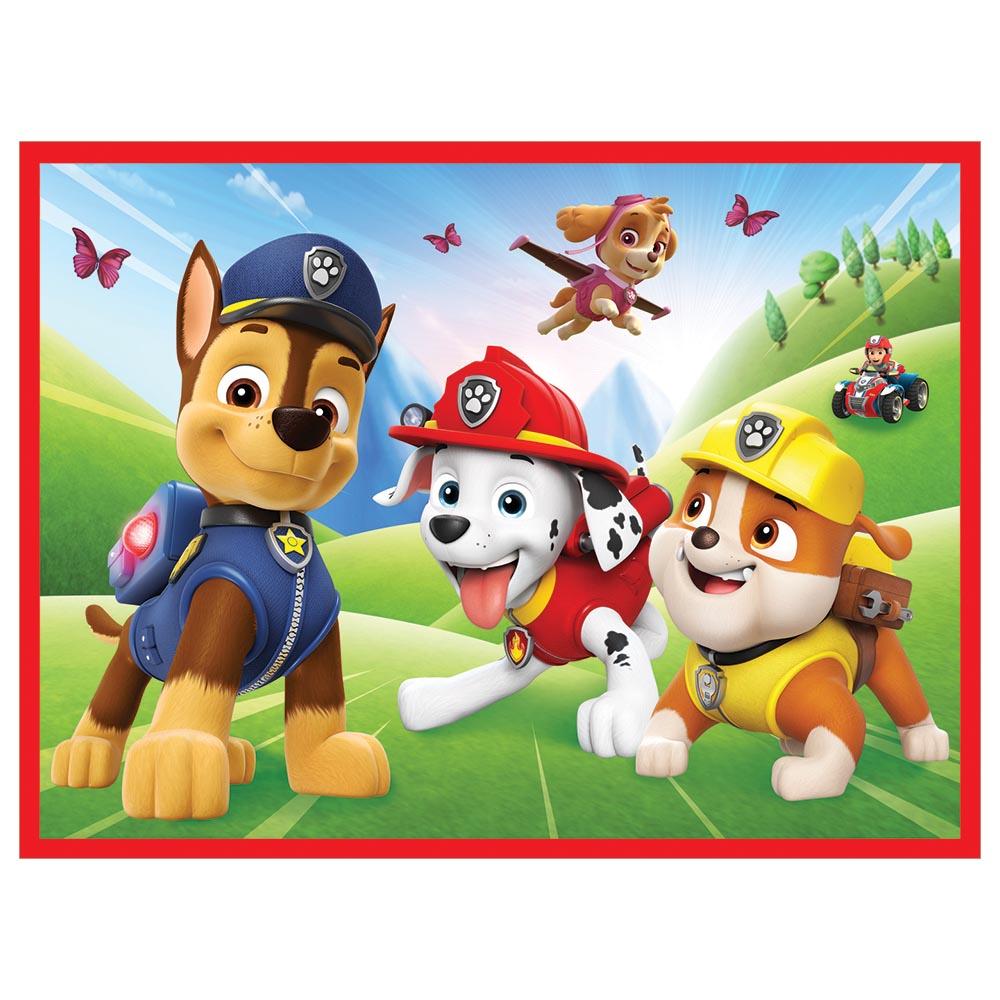 Paw Patrol - 2-In-1 Paw Patrol Team In Action Puzzle w/ Memos - 78pcs