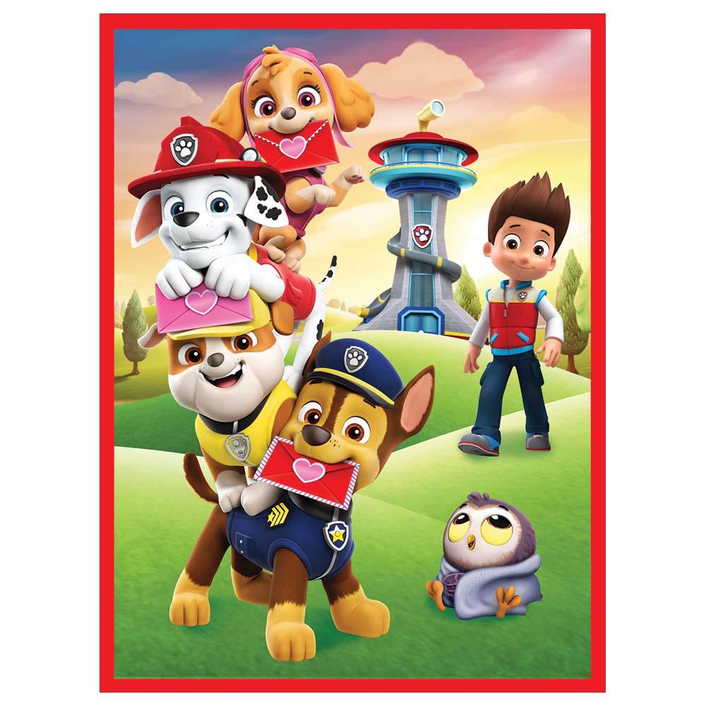 Paw Patrol - 2-In-1 Paw Patrol Team In Action Puzzle w/ Memos - 78pcs