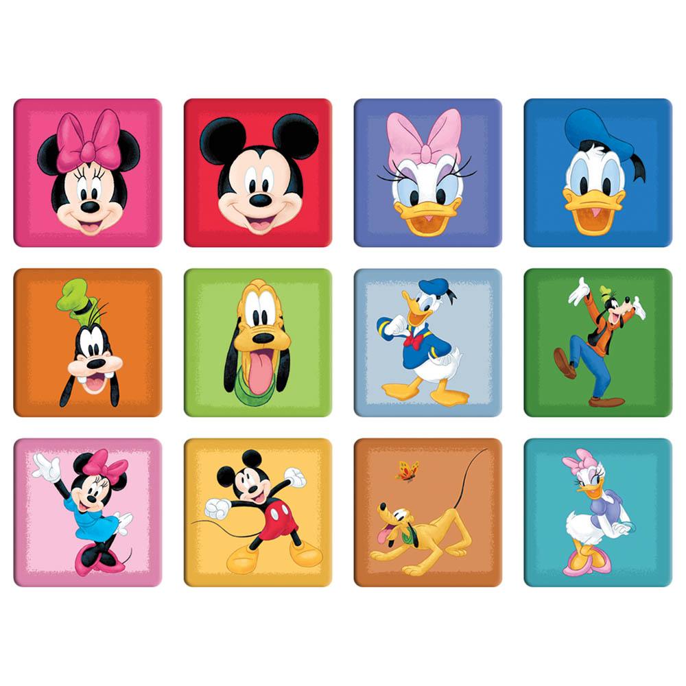 Mickey Mouse - 2-In-1 Meet The Disney Characters Puzzle w/ Memos - 78pcs