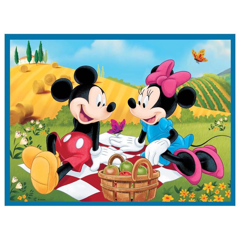 Mickey Mouse - 2-In-1 Meet The Disney Characters Puzzle w/ Memos - 78pcs