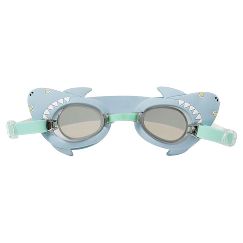 Sunnylife - Mini Swim Goggles - Salty The Shark - Aqua