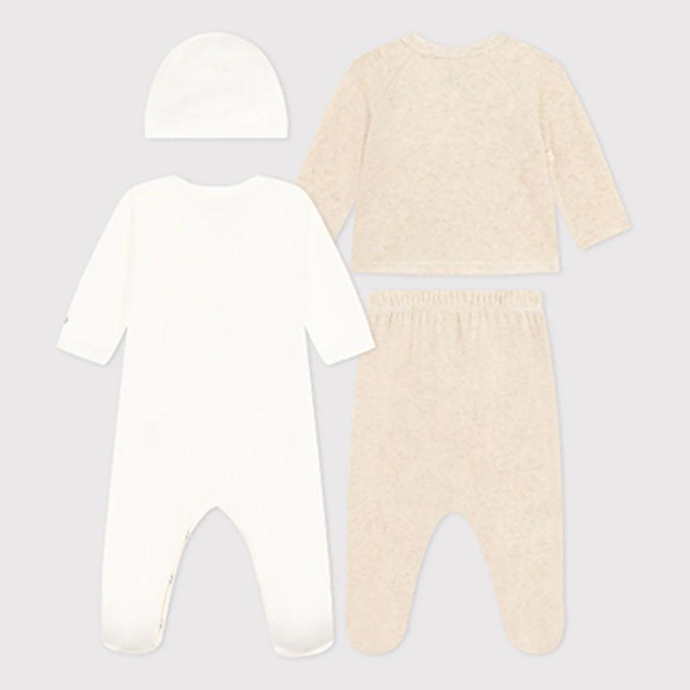 Petit Bateau - 4Pc-Set - Babies Cotton Clothing Set