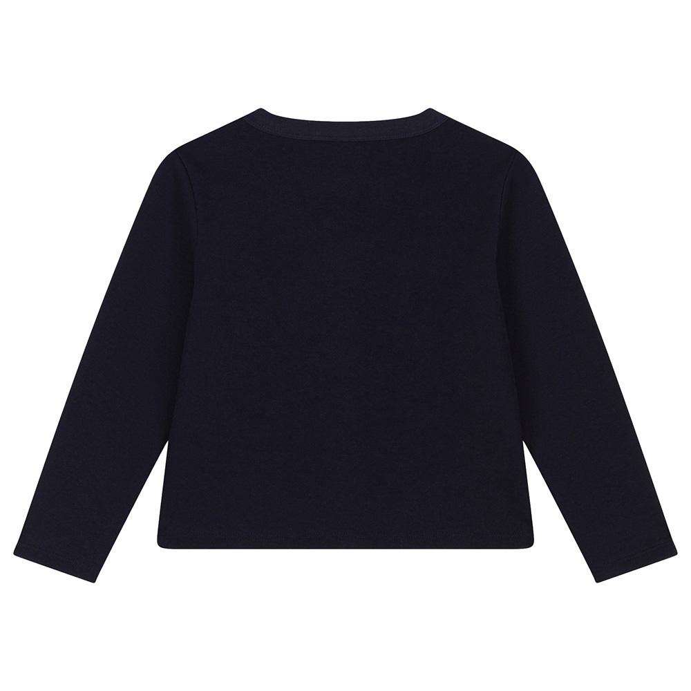 Petit Bateau - Boy's Cotton Cardigan - Blue