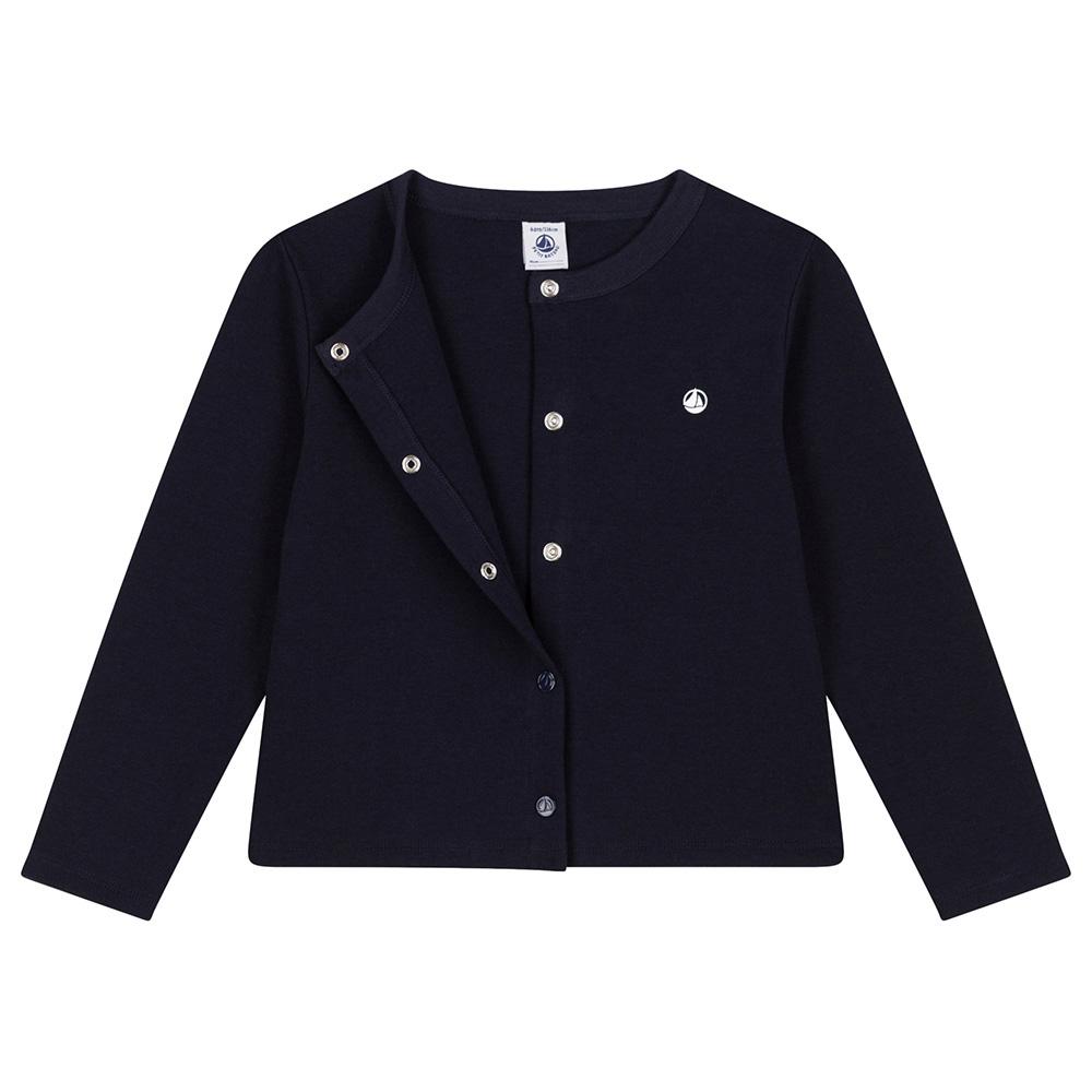 Petit Bateau - Boy's Cotton Cardigan - Blue