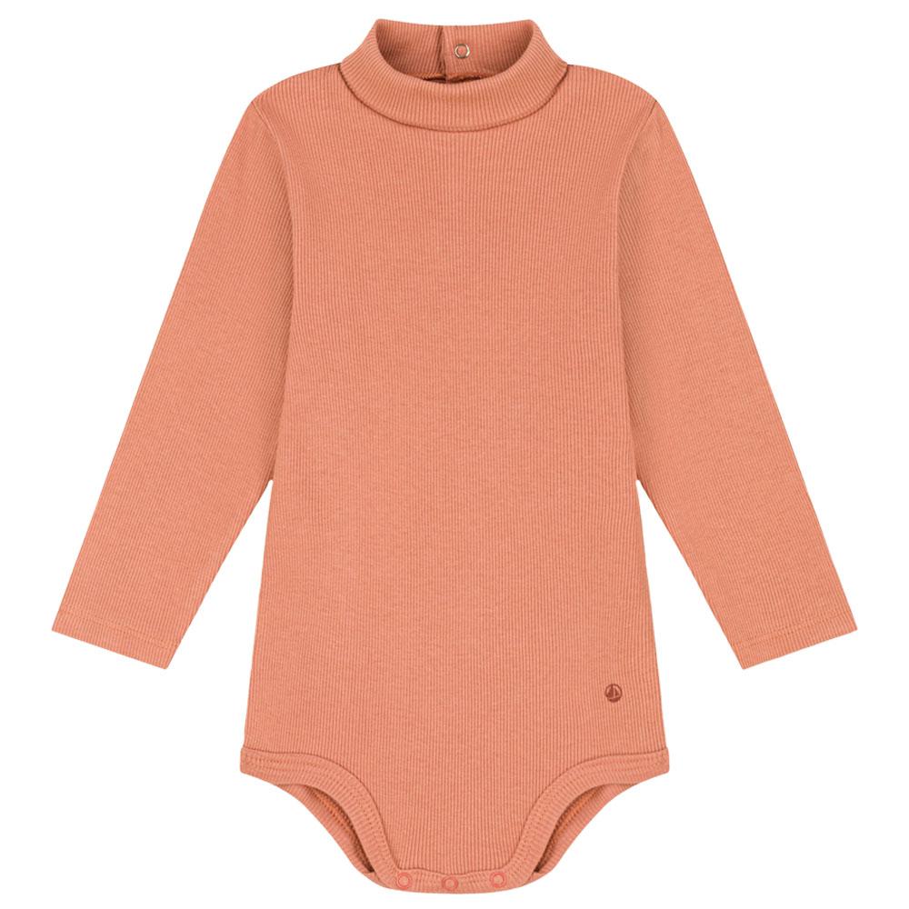 Petit Bateau - Baby's Long-Sleeves Cotton Bodysuit - Pink