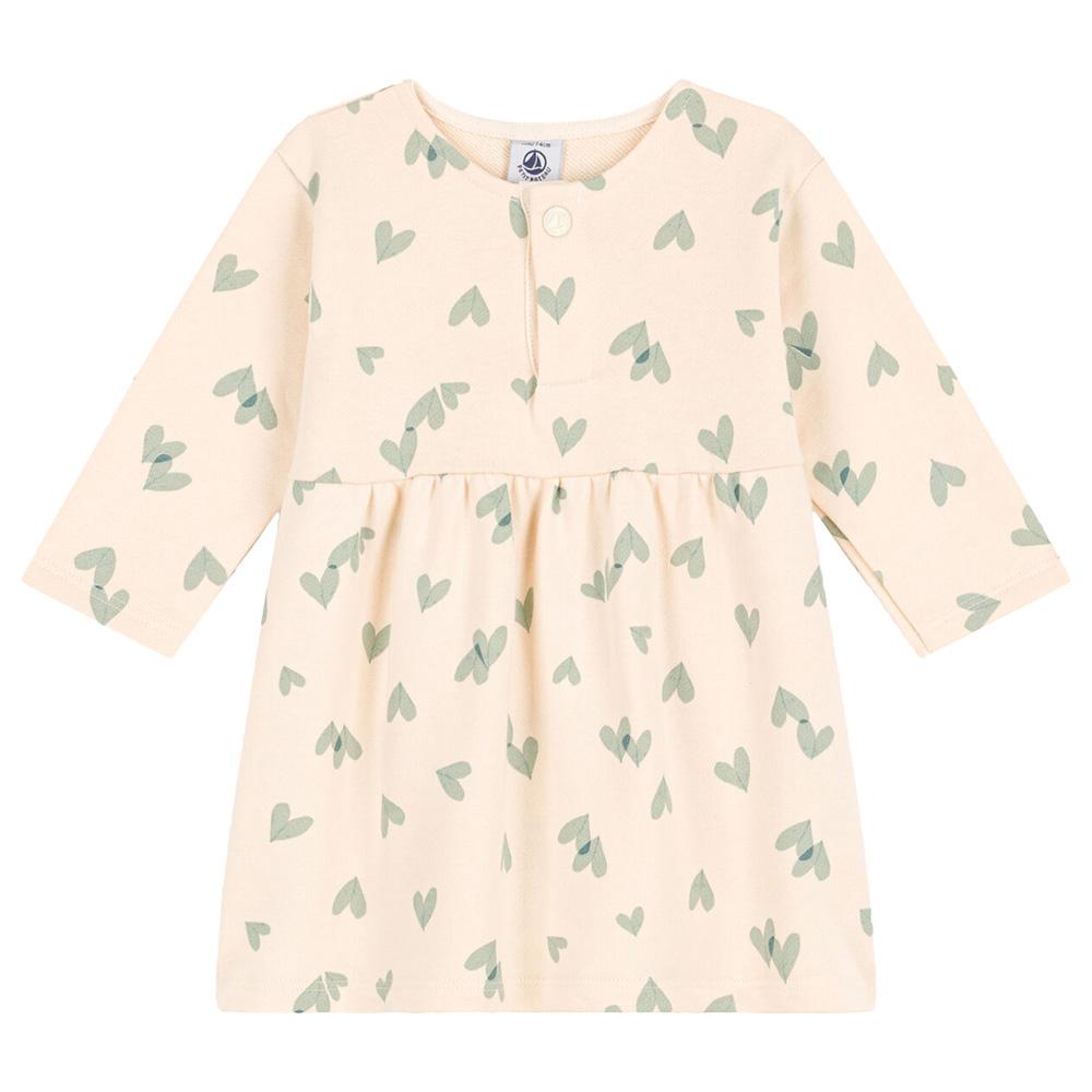 Petit Bateau - Baby's Long-Sleeves Fleece Dress