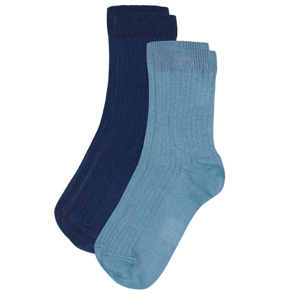 Petit Bateau - Children's Plain Unisex Socks - 2-Pack