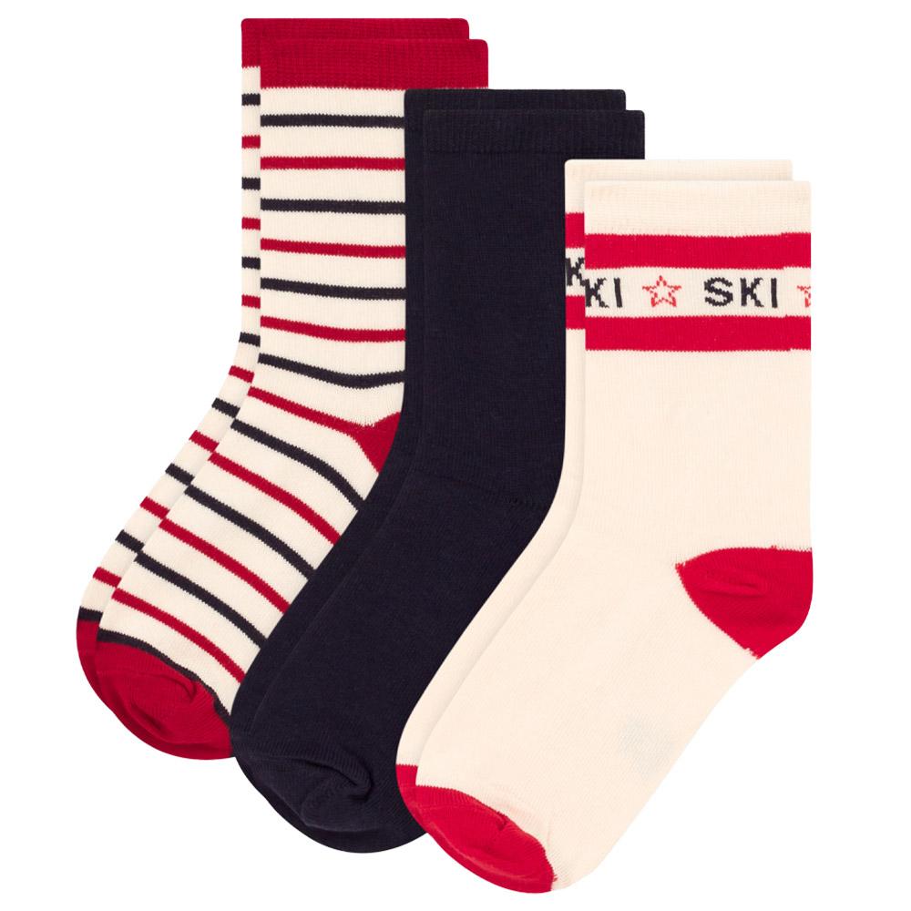 Petit Bateau - 3pc-Set - Boys Ski Socks