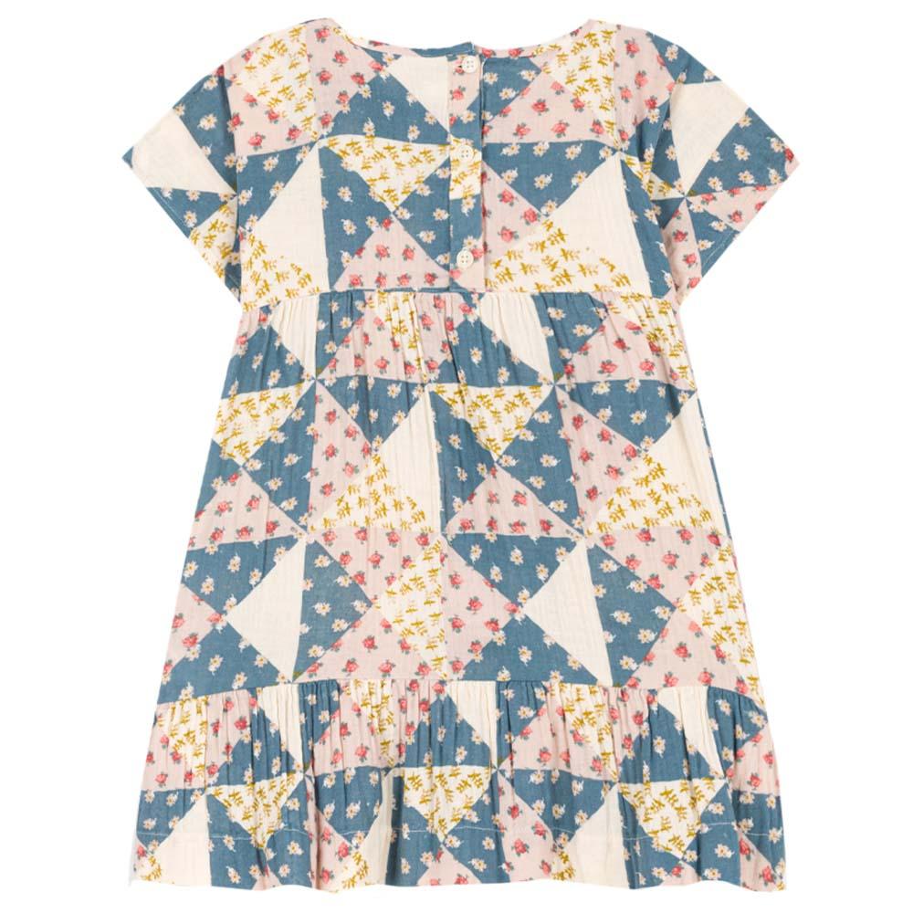 Petit Bateau - Girl's Short-Sleeves Cotton Gauze Dress