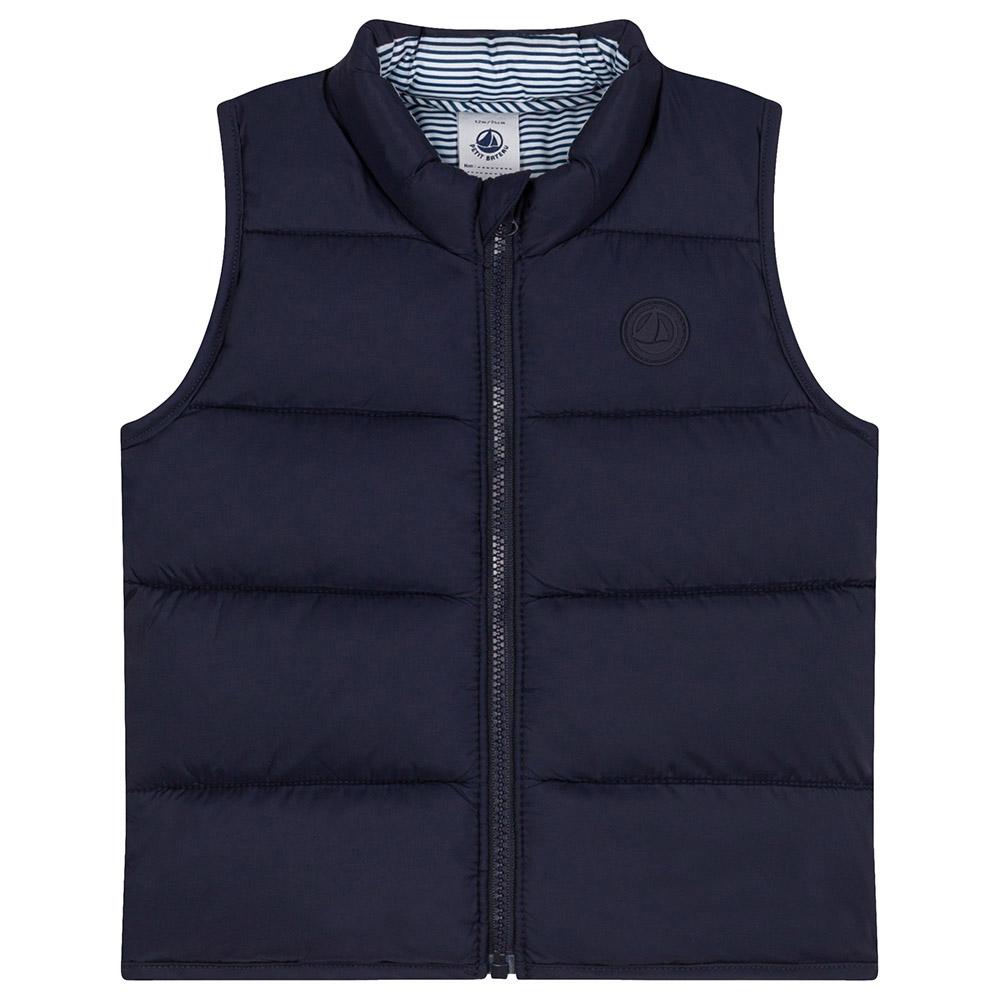 Petit Bateau - Baby's Quilted Padded Jacket - Blue