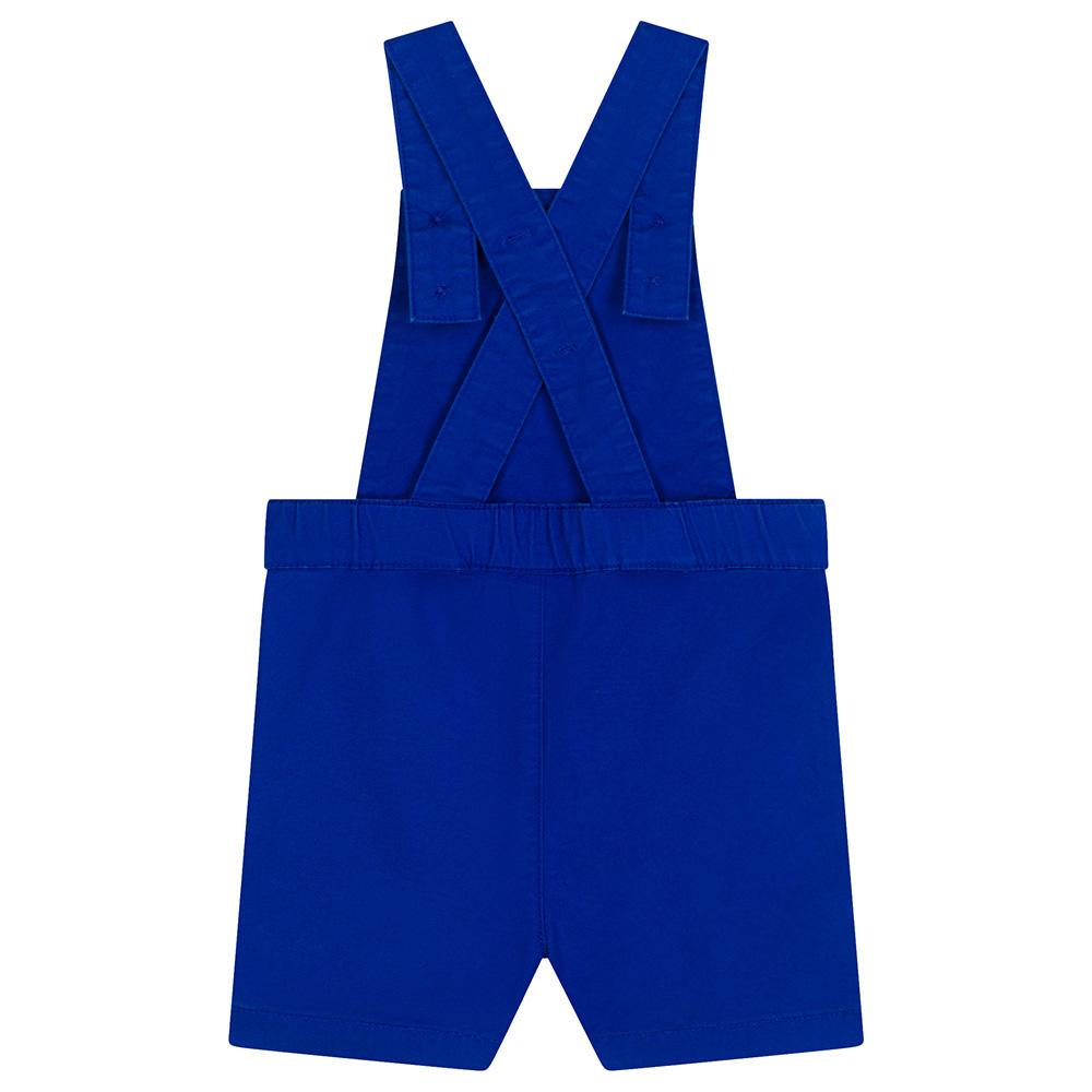 Petit Bateau - Baby's Serge Short Dungaree - Blue