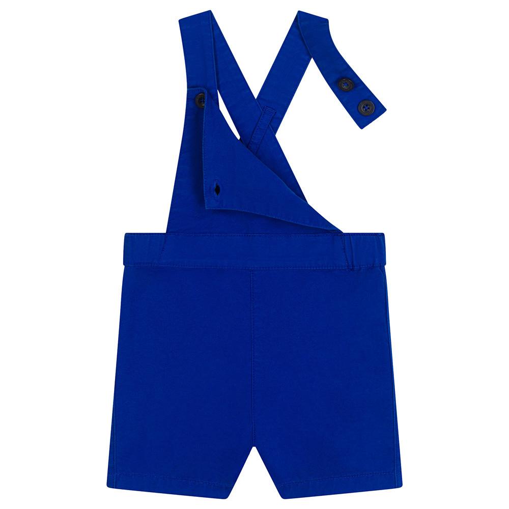 Petit Bateau - Baby's Serge Short Dungaree - Blue