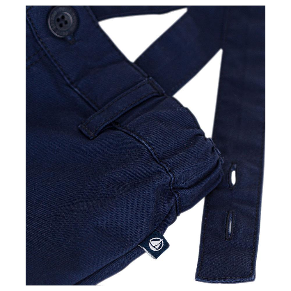 Petit Bateau - Baby's Serge Short Dungaree - Blue