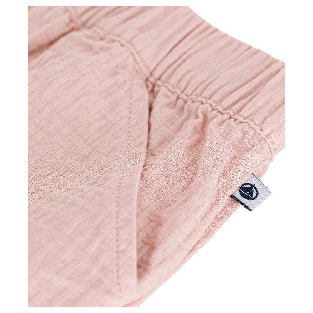 Petit Bateau - Baby's Textured Shorts - Pink